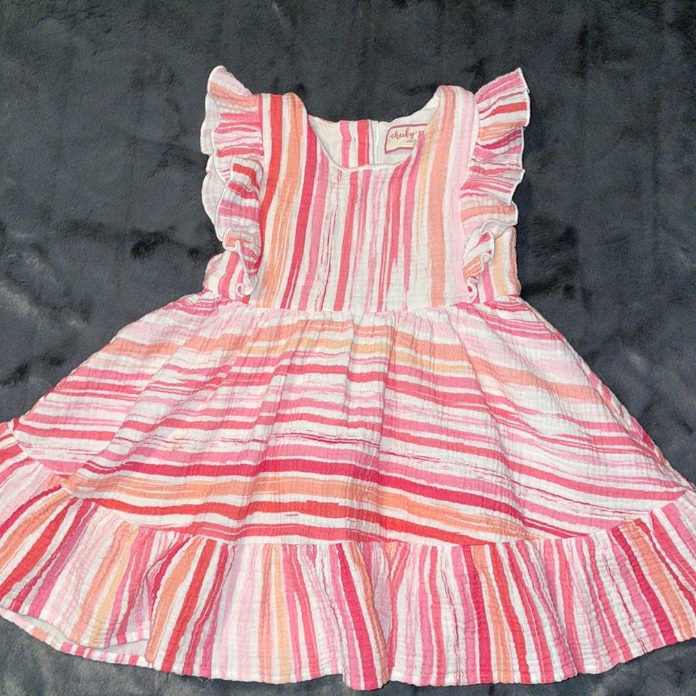2T Cheeky Plum So Super Soft Gauze Fully Lined Twirl Dress
